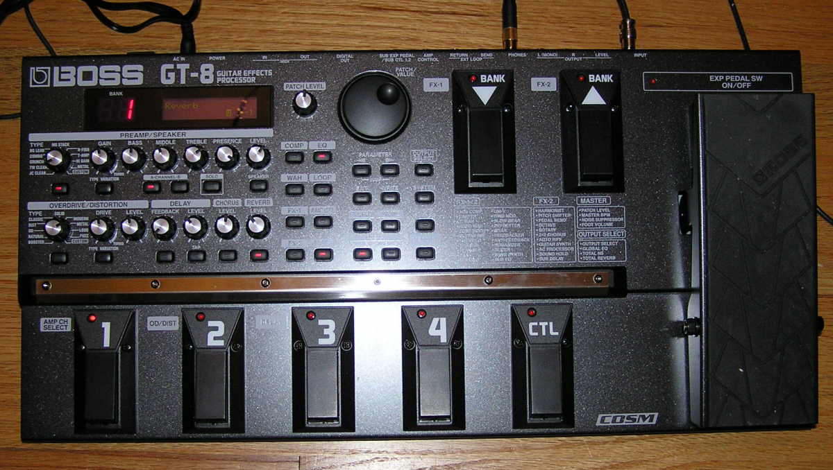 Boss GT-8 Guitar Effects Processor